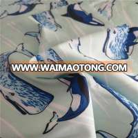 87%polyester 13%spandex 4 way stretch fabric printed for sportswear,garment,clothing,trousers